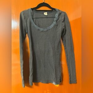 Free People Pointelle Long Sleeve